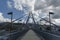 Mariansky bridge in Usti nad Labem city