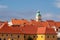 Maribor - Breathtaking panorama from Drava River on beauty of Maribor Cathedral