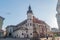 Maribor Castle and Saint Florian column at castle square