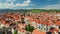 Maribor cityscape aerial view at sunny day, Slovenia