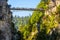 Marienbrucke or Bridge of Queen Mary in mountain near Neuschwanstein castle, Germany