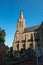 Marienkirche in Gusdorf near Grevenbroich in the evening sun