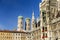 Marienkirche and Townhall Square in Munich, Germany