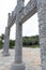 Marigold archway-Nanchang Elephant Lake Wanshou pagoda