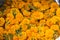 Marigold heads for sale used for Hindu Puja/holy ceremonies