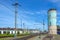 Mariinsk, railway station,the old water tower