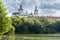 Mariinsky catholic church of medieval Discalced Carmelites monastery, Berdychiv, Ukraine