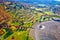 Marija Bistrica sanctuary Golgota hill aerial view