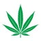 Marijuana cannabis leaf weed icon logo clip art illustration graphic