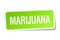 marijuana sticker