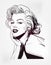 Marilyn monroe vector illustration sketch