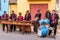 Marimba band in street, Guatemala