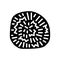 marimo ball glyph icon vector illustration