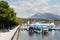 Marina along the shore on Lake Lucerne