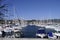 Marina of Bandol on french riviera, france