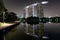 Marina bay Sands with reflections