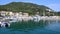 Marina in Benitses town, Corfu, Greece