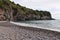 Marina di Camerota - Spiaggia di Lentiscelle verso la scogliera di Torre Zancale