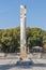 Marina di Carrara, Tuscany: Italian marble obelisk fountain in the central square