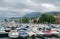 Marina of Evian-les-Bains on Leman lake. France