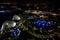 Marina gardens by the bay at night, Singapore