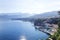 Marina grande beach and pier panoramic view, Sorrento, Campania,