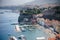 Marina grande beach and pier panoramic view, Sorrento, Campania, Italy