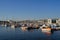 Marina of Lagos, Portugal, with lots of boats and yachts.