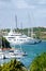 Marina and luxury yachts Mediterranean Sea in Porto Cervo