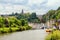 The Marina near Dinan, Brittany, France.