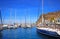 Marina of Puerto de Mogan, a small fishing port on Gran Canaria, Spain.