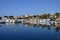 Marina and village of Bandol, in France