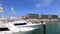 Marina and yacht club area in Cabo San Lucas, Los Cabos, a departure point for cruises, marlin fishing and lancha boats