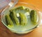 Marinated pickled cucumbers