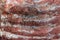 The marinated pork rib