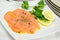 Marinated salmon