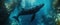 Marine biology marvel majestic whale exploring its aquatic kingdom. Generated AI