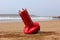 Marine buoy washed ashore in Morocco