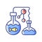 Marine chemistry RGB color icon