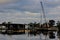 Marine Construction,  a new dock being built on the Ortega River in Jacksonville Florida