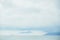 Marine cruise ship on dramatic sky, sea and mountain landscape background