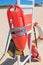 Marine Equipment lifeguard at the beach.