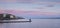 A Marine Lake at Sunset, West Kirby, England, UK