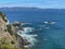 Marine Landscape. The view of rocky coastline at Tawharanui Regional Park in a sunny day, New Zealand