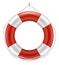 Marine lifebuoy water safety stock vector illustration