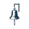 Marine nautical ship bell in vintage style