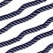 Marine navy blue rope seamless pattern.