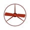 Marine propeller fan vector wind ventilator equipment ship blower cooler rotation technology power circle.