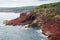 Marine red folded rocks in Ben Boyd National Park
