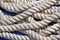 Marine rope closeup